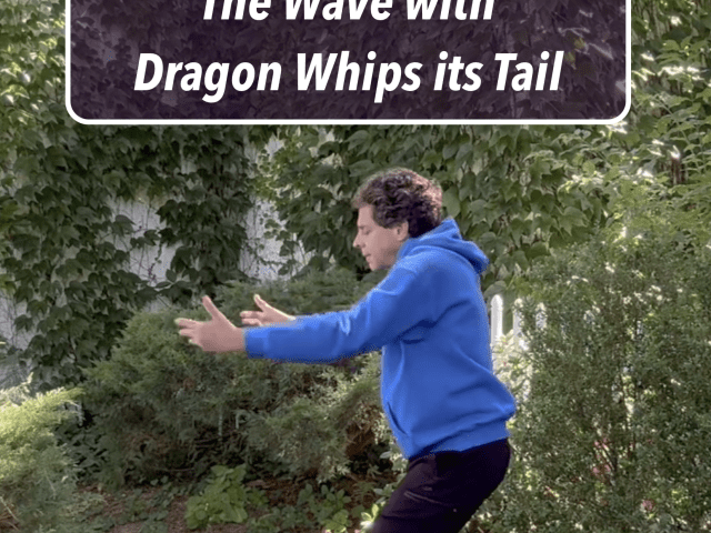 Dragon Whips It’s Tail – with the Wave