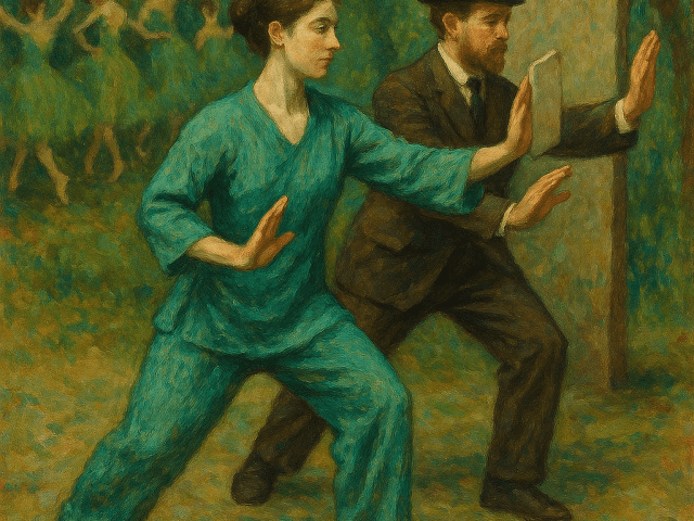 Immortals Pushing the Stone Tablet