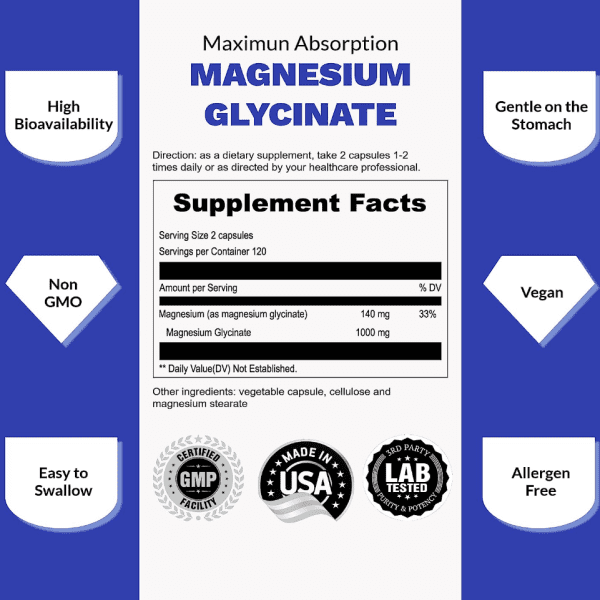 Magnesium Glycinate from UpNourish