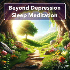Emerging from cave to see Garden with words: Beyond Depression Sleep Meditation