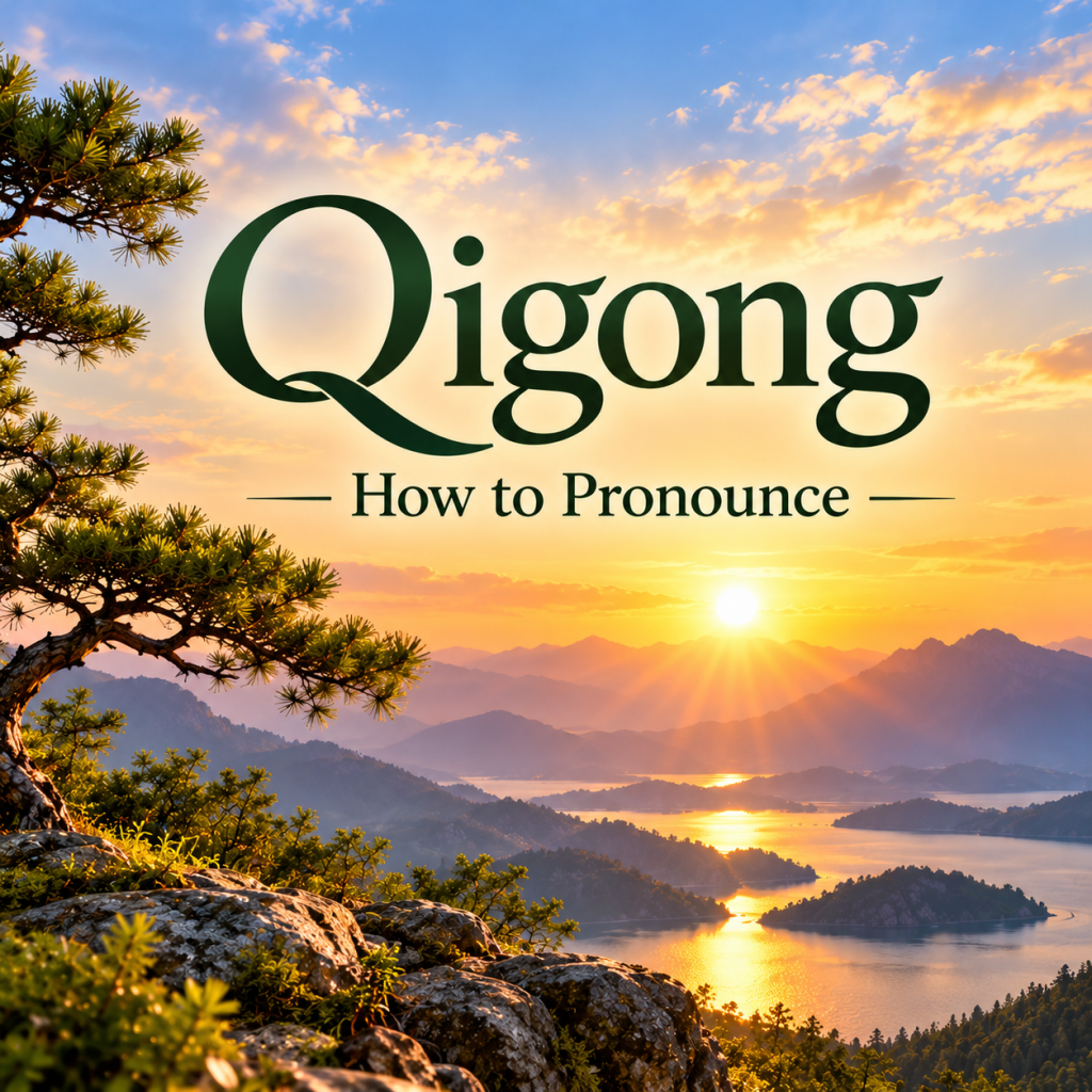 How to Pronounce Qigong